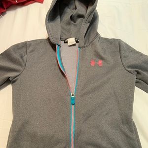 NOT FOR SALE ****Under Armor Gray Zip Up Jacket YSM